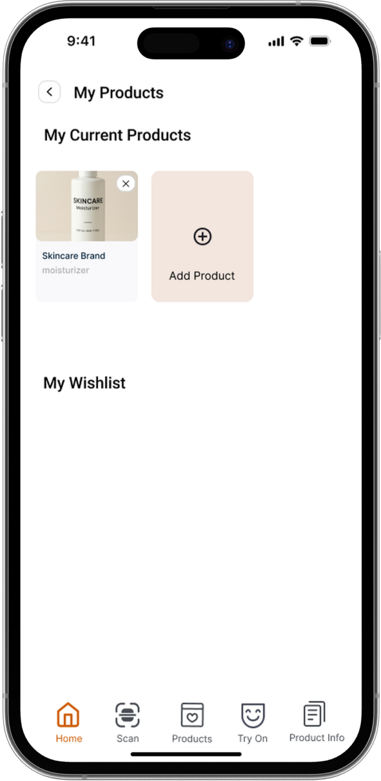 skincare initial page2 - iPhone 14 (Front facing)